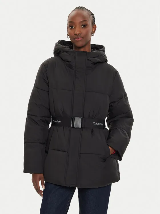 Calvin Klein Jeans Μπουφάν χειμωνιάτικο · Μαύρο