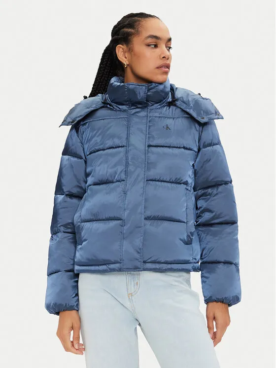 Calvin Klein Jeans Μπουφάν χειμωνιάτικο · Μπλε