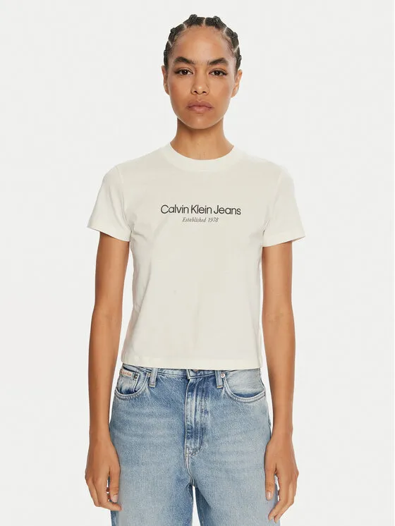 T-Shirt · Εκρού