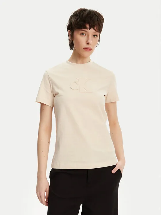 T-Shirt · Μπεζ