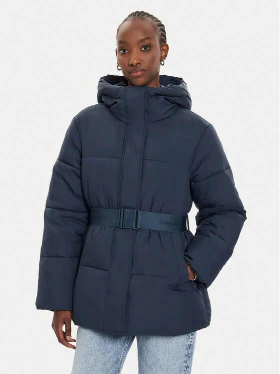 Calvin Klein Jeans Μπουφάν χειμωνιάτικο · Σκούρο μπλε