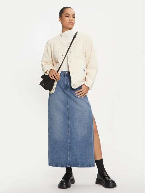 Calvin Klein Jeans Μπουφάν μεταβατικό · Μπεζ