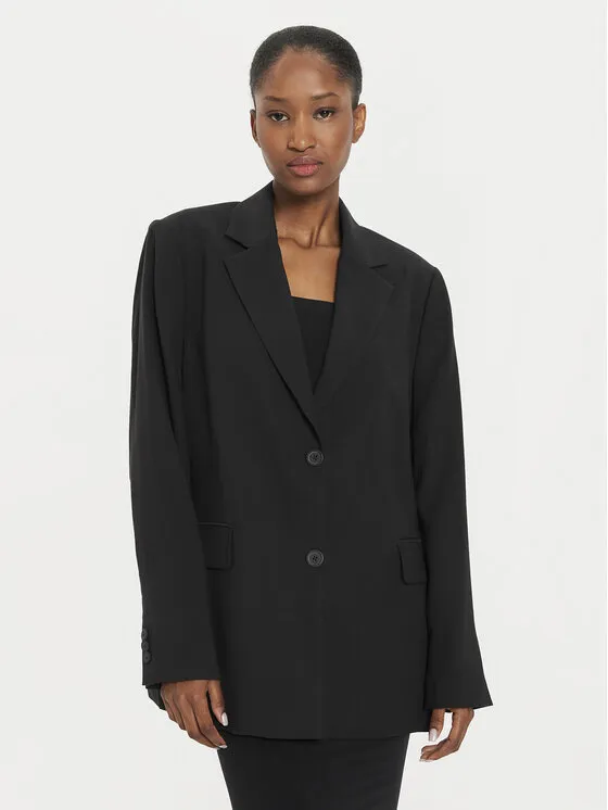 Σακάκι · Μαύρο · Relaxed Fit