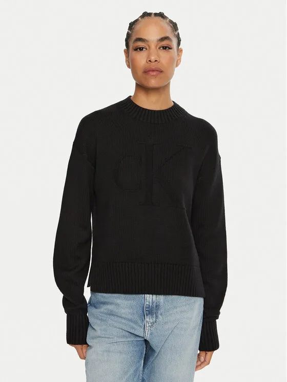 Πουλόβερ · Μαύρο · Regular Fit
