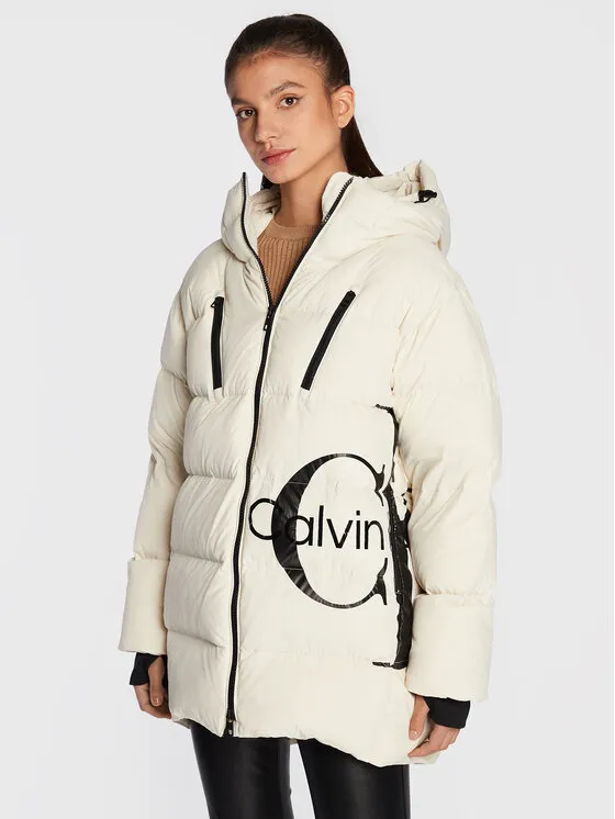 Calvin Klein Jeans Μπουφάν πουπουλένιο · Μπεζ