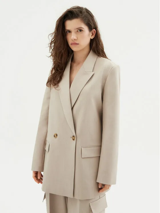 Σακάκι · Μπεζ · Relaxed Fit
