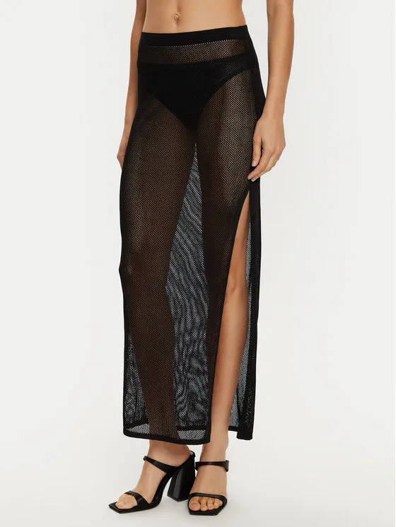 Calvin Klein Swimwear Φούστα maxi · Μαύρο · Maxi