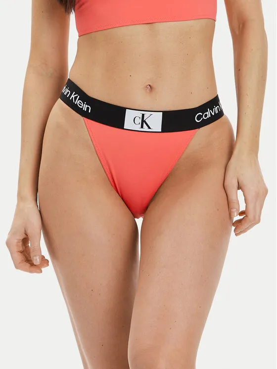 Calvin Klein Swimwear Μπικίνι κάτω μέρος · Κοραλλί
