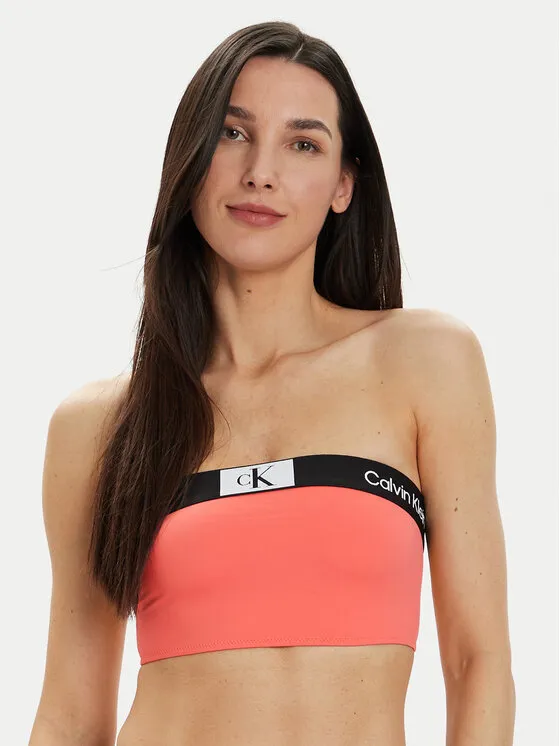Calvin Klein Swimwear Μπικίνι πάνω μέρος · Κοραλλί