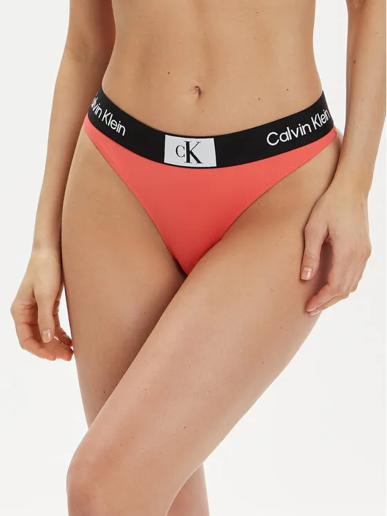 Calvin Klein Swimwear Μπικίνι κάτω μέρος · Κοραλλί