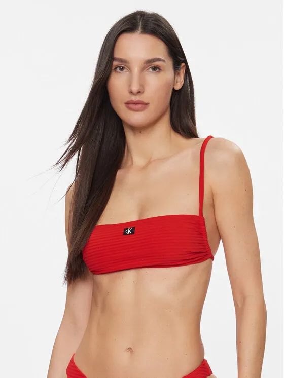 Calvin Klein Swimwear Μπικίνι πάνω μέρος · Κόκκινο