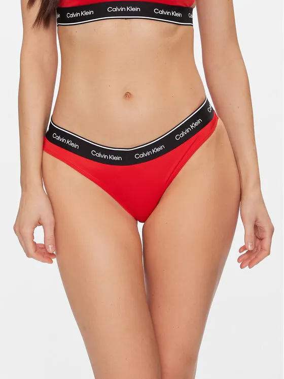 Calvin Klein Swimwear Μπικίνι κάτω μέρος · Κόκκινο