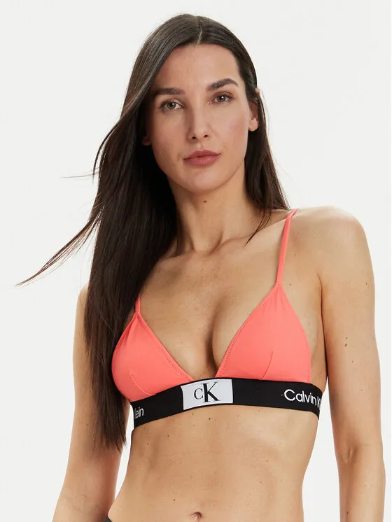 Calvin Klein Swimwear Μπικίνι πάνω μέρος · Κοραλλί