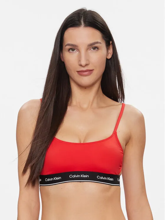 Calvin Klein Swimwear Μπικίνι πάνω μέρος · Κόκκινο