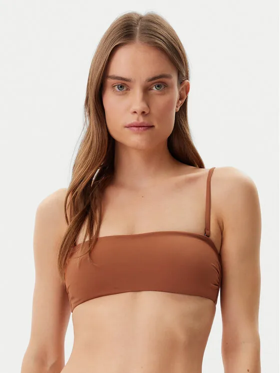 Calvin Klein Swimwear Μπικίνι πάνω μέρος · Καφέ