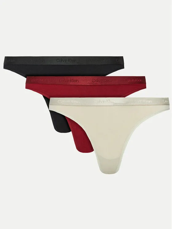 Calvin Klein Underwear Σετ 3 τεμάχια στρίνγκ · Έγχρωμο