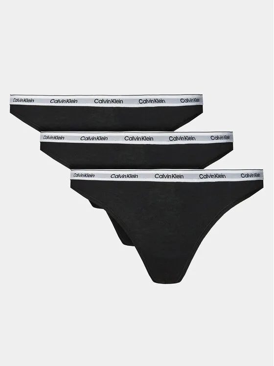 Calvin Klein Underwear Σετ 3 τεμάχια στρίνγκ · Μαύρο