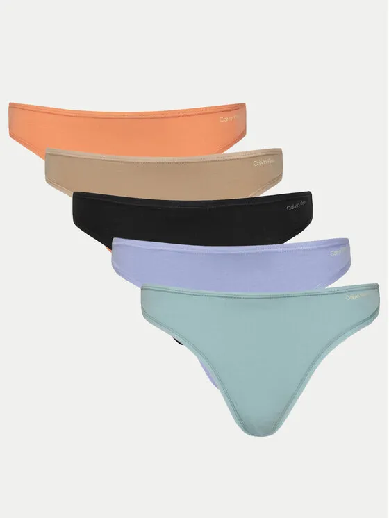 Calvin Klein Underwear Σετ 5 ζευγάρια στρινγκ · Έγχρωμο