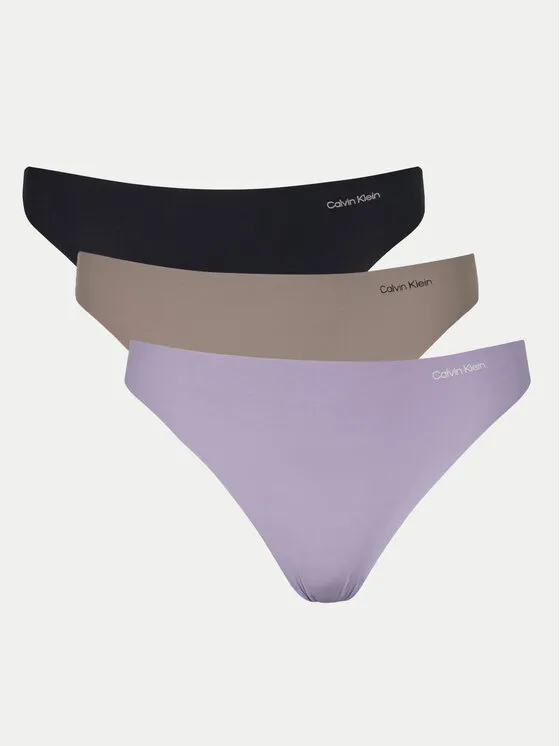Calvin Klein Underwear Σετ 3 τεμάχια στρίνγκ · Έγχρωμο