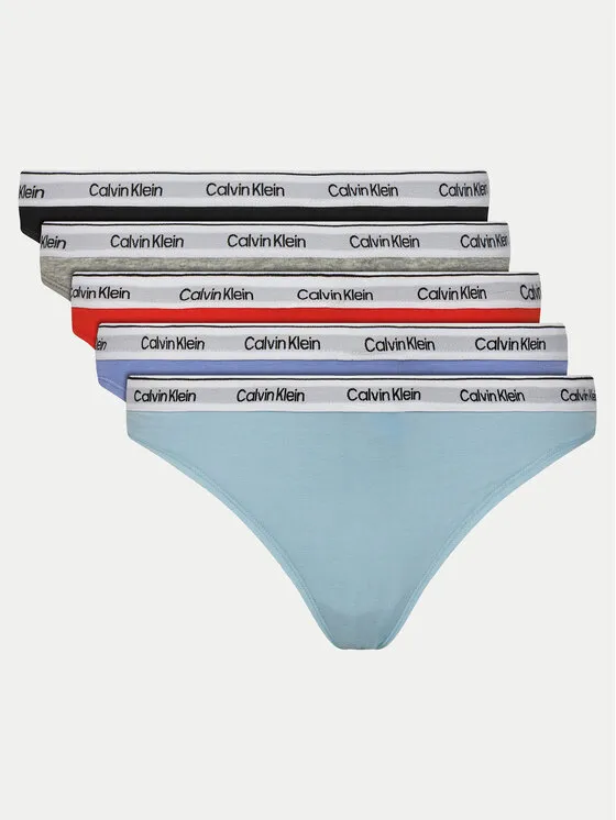 Calvin Klein Underwear Σετ 5 ζευγάρια στρινγκ · Έγχρωμο