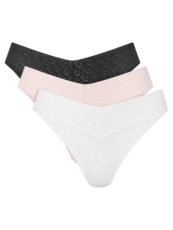 Calvin Klein Underwear Σετ 3 τεμάχια στρίνγκ · Έγχρωμο