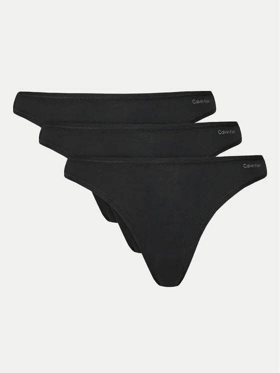 Calvin Klein Underwear Σετ 3 τεμάχια στρίνγκ · Μαύρο