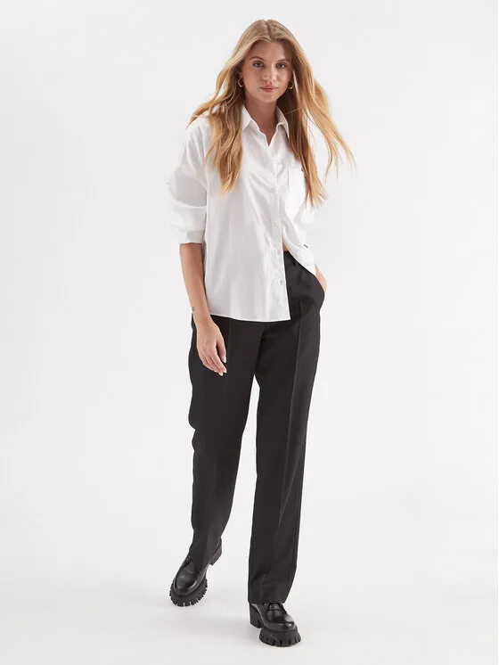 Παντελόνι υφασμάτινο · Μαύρο · Slim Fit