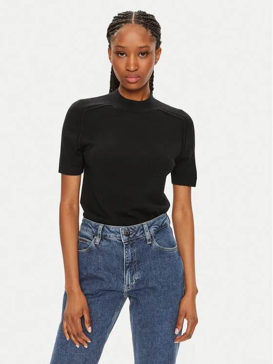 Πουλόβερ · Μαύρο · Regular Fit
