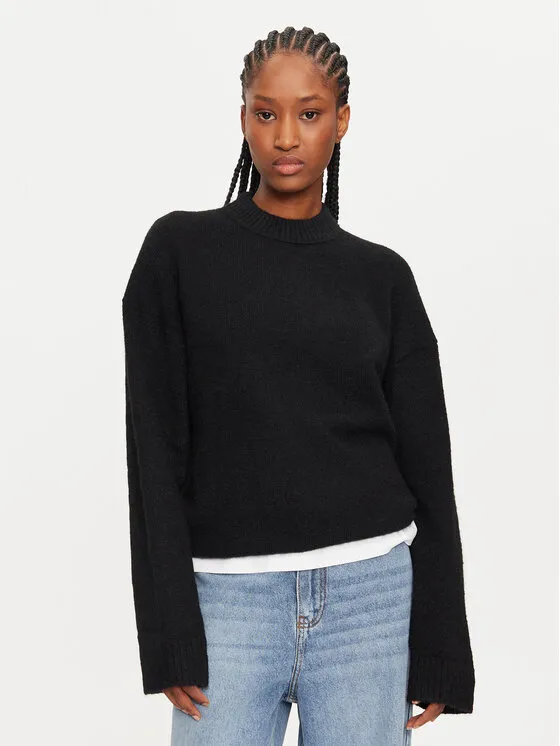 Πουλόβερ · Μαύρο · Regular Fit