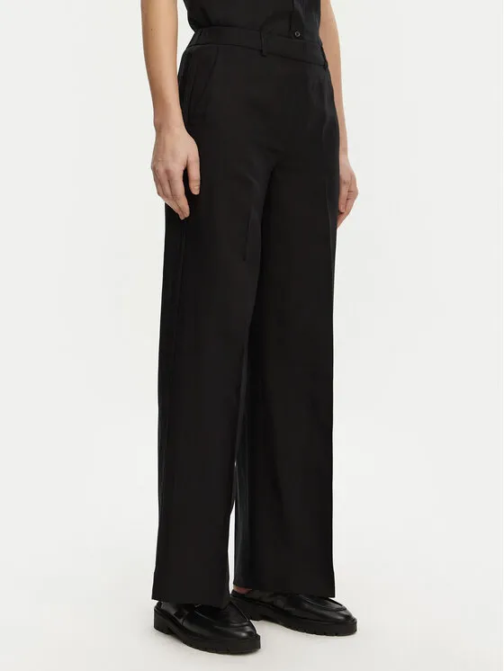 Παντελόνι Palazzo · Μαύρο · Regular Fit