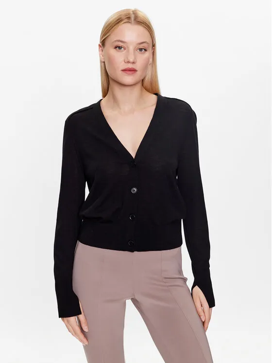 Ζακέτα · Μαύρο · Slim Fit