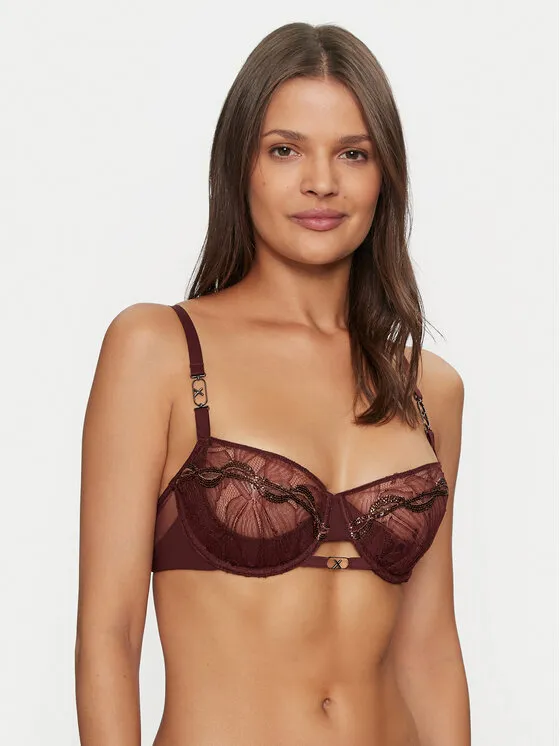 Chantelle X Σουτιέν Balconette · Μπορντό