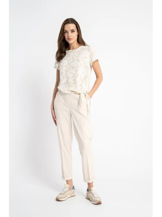 CLICK Παντελόνι υφασμάτινο · Μπεζ · Skinny Fit