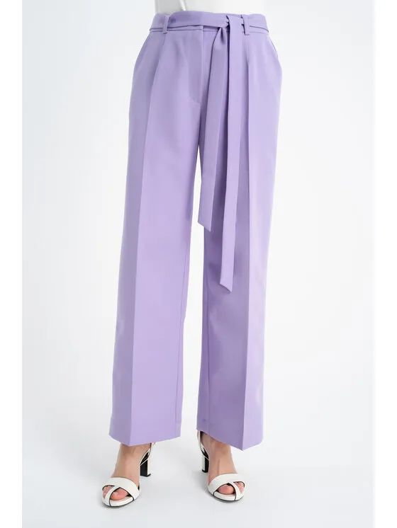 CLICK Παντελόνι υφασμάτινο · Μωβ · Relaxed Fit