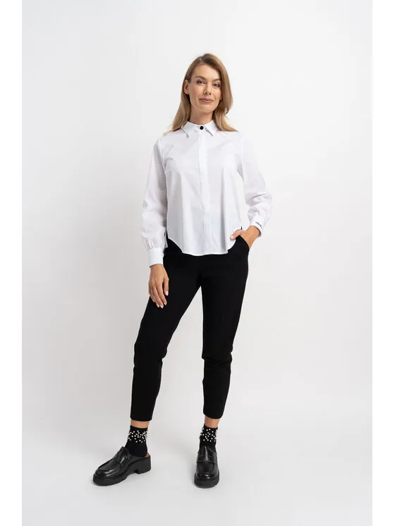 CLICK Παντελόνι γυναικείο · Μαύρο · Regular Fit