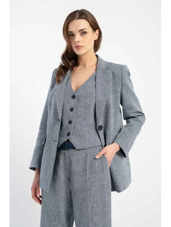 CLICK Σακάκι · Σκούρο μπλε · Regular Fit