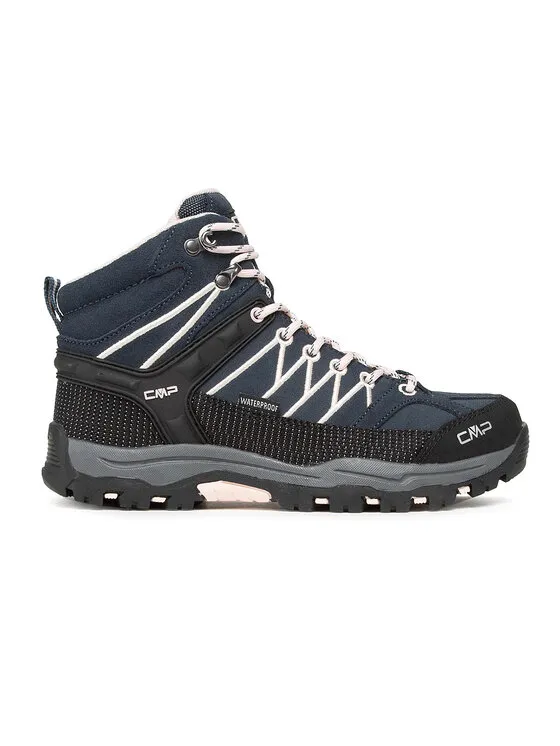 CMP Παπούτσια πεζοπορίας · Kids Rigel Mid Treking Shoe Wp 3Q12944J · Σκούρο μπλε