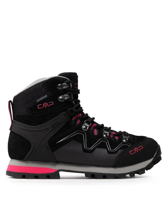 CMP Παπούτσια πεζοπορίας · Athunis Mid Wmn Trekking Shoe Wp 31Q4976 · Μαύρο