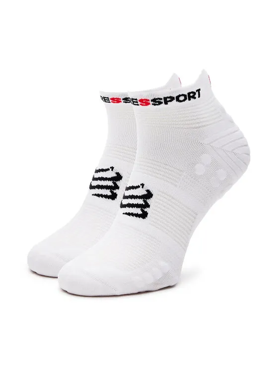 Compressport Κάλτσες Κοντές Unisex · Λευκό