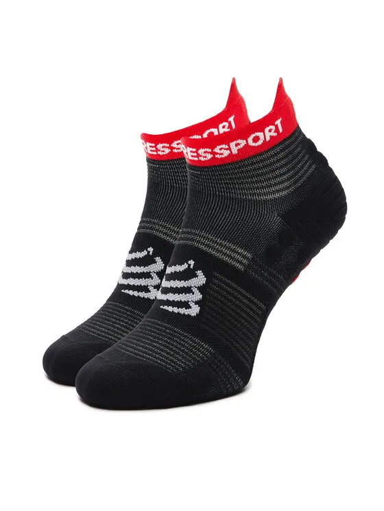 Compressport Κάλτσες Κοντές Unisex · Μαύρο