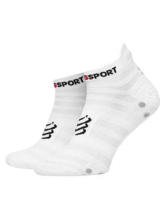 Compressport Κάλτσες Κοντές Unisex · Λευκό