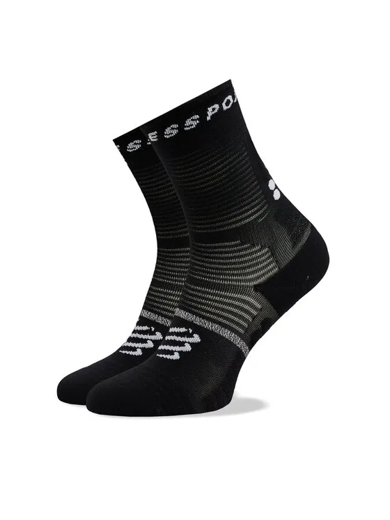 Compressport Κάλτσες Ψηλές Unisex · Μαύρο