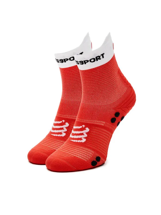 Compressport Κάλτσες Ψηλές Unisex · Κόκκινο