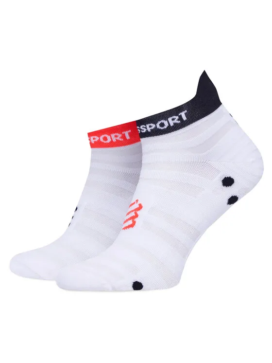 Compressport Κάλτσες Κοντές Unisex · Λευκό