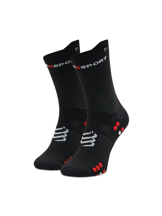 Compressport Κάλτσες Ψηλές Unisex · Μαύρο