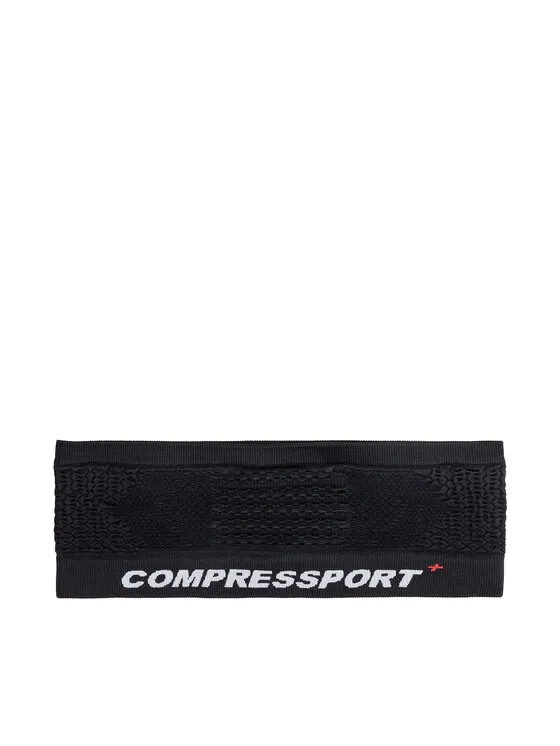 Compressport Κορδέλα μαλλιών · Μαύρο