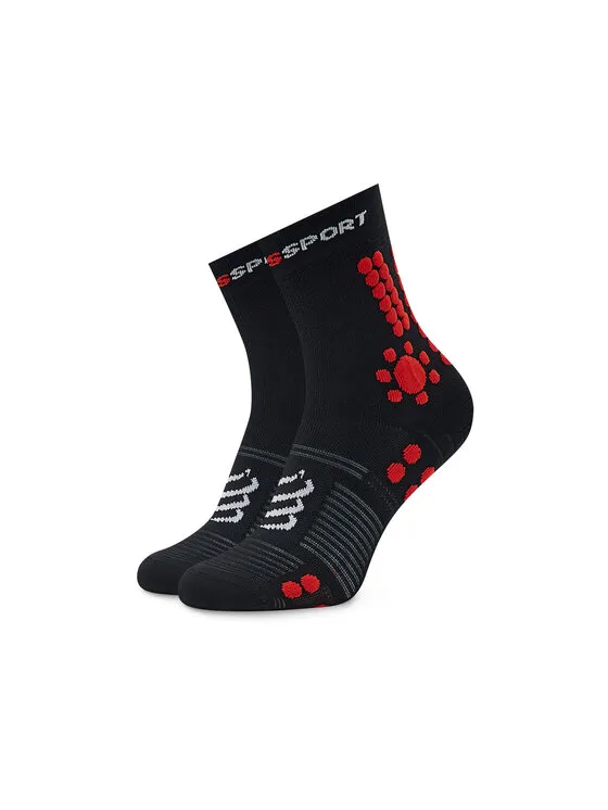 Compressport Κάλτσες Ψηλές Unisex · Μαύρο
