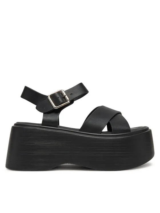 Σανδάλια · Μαύρο · 8 cm