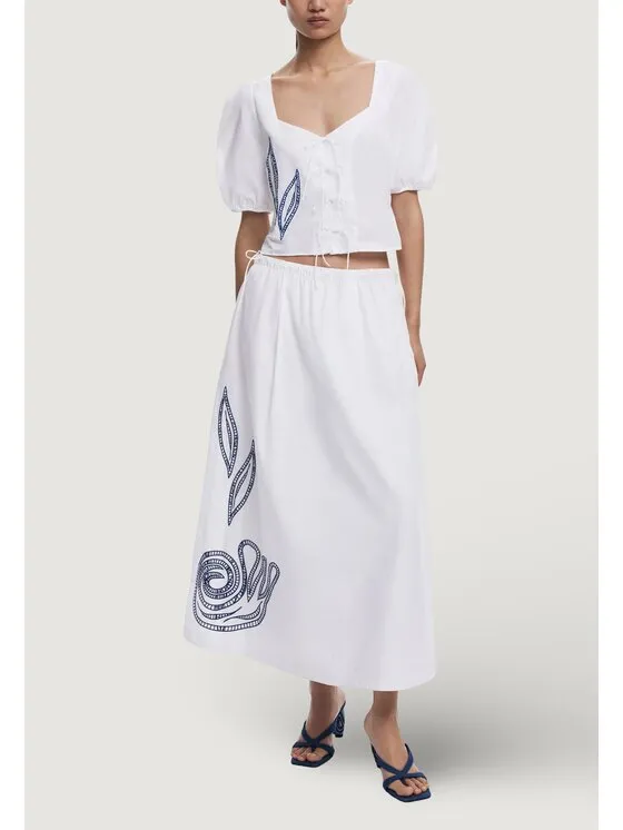 Desigual Φούστα · Λευκό