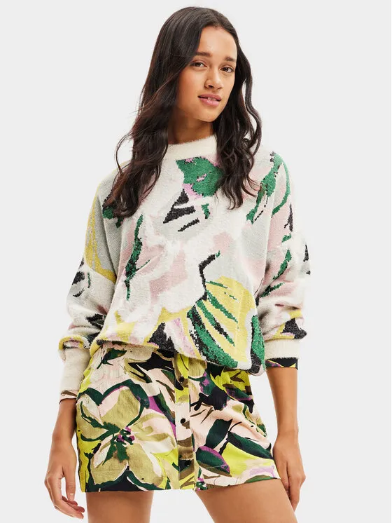 Desigual Πουλόβερ · Έγχρωμο · Oversize
